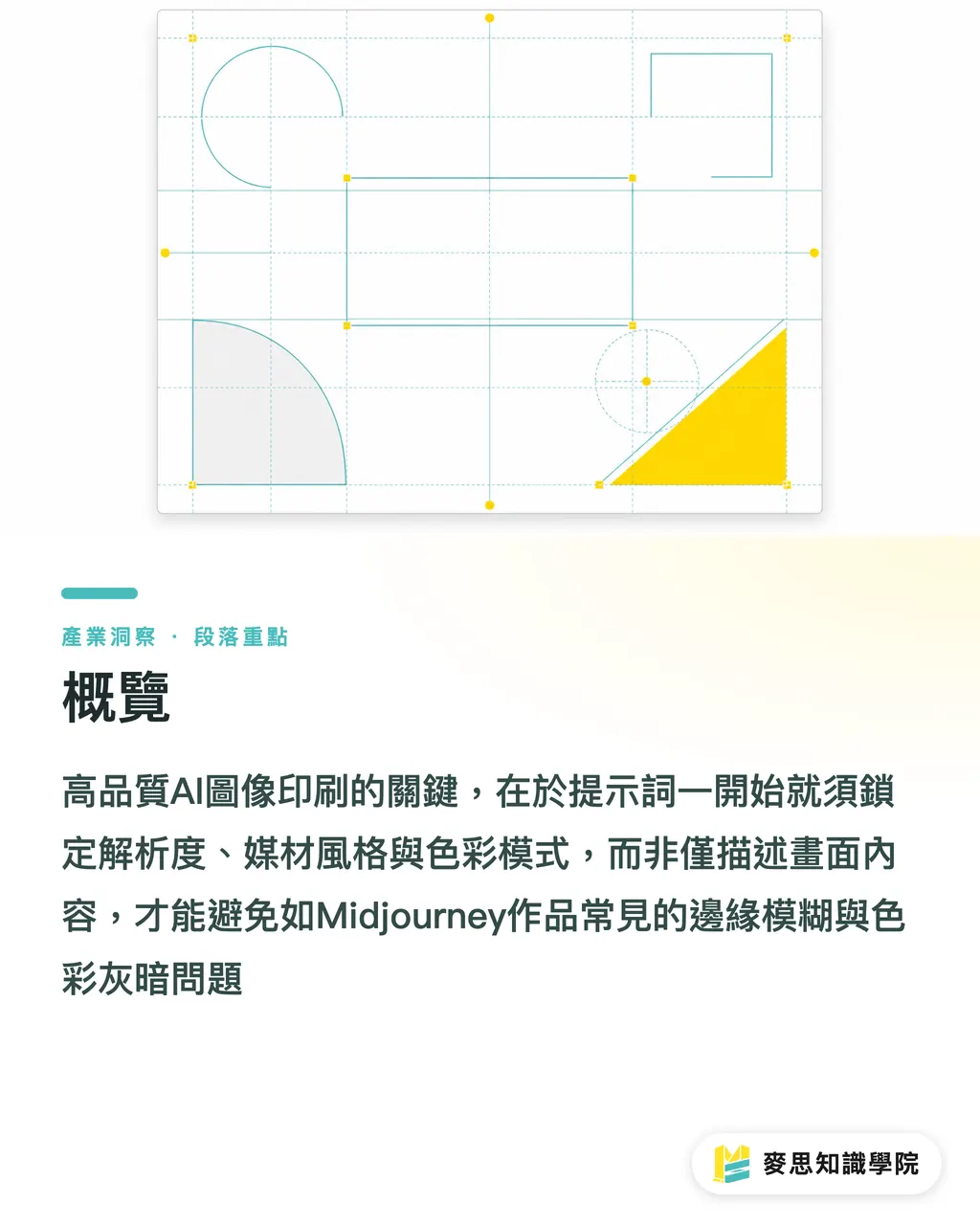 概覽|AI 生圖直通印刷?資深顧問的提示詞實戰攻略 段落重點