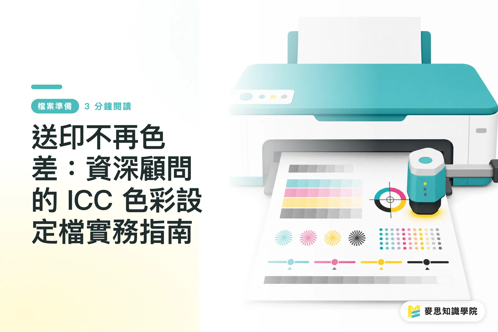 送印不再色差:資深顧問的 ICC 色彩設定檔實務指南