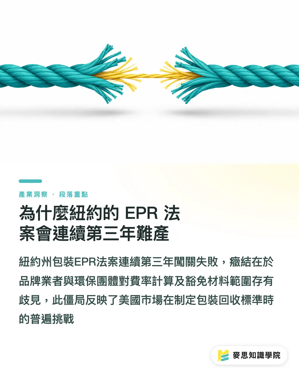 為什麼紐約的 EPR 法案會連續第三年難產|紐約 EPR 闖關三度失敗:為何外銷包裝的合規壓力卻不降反升 段落重點