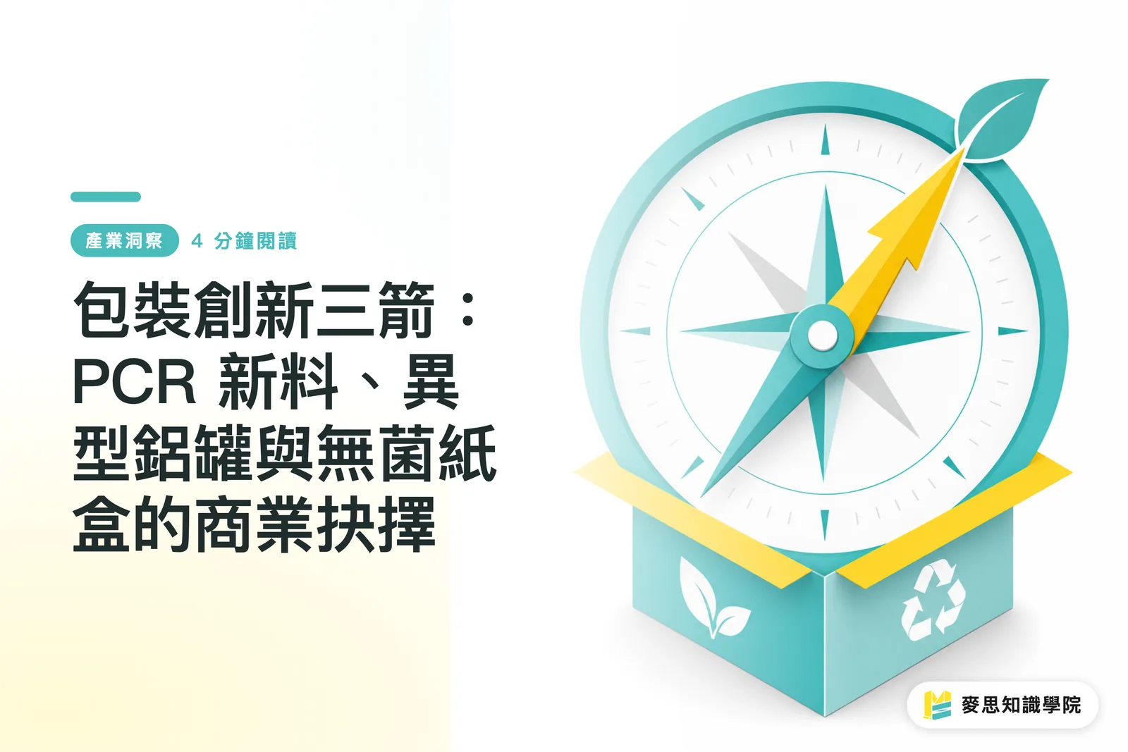 包裝創新三箭:PCR 新料、異型鋁罐與無菌紙盒的商業抉擇